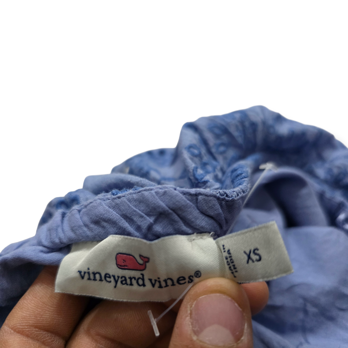 Vestido Vineyard Vines De Algodón Xchico Xs Azul Celeste