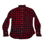 Camisa Ralph Lauren De Mujer S Color Negro/rojo Cuello Mao