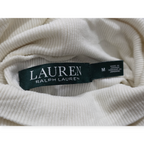 Playera Turtle Neck Mediana M Beige Ralph Lauren De Muje