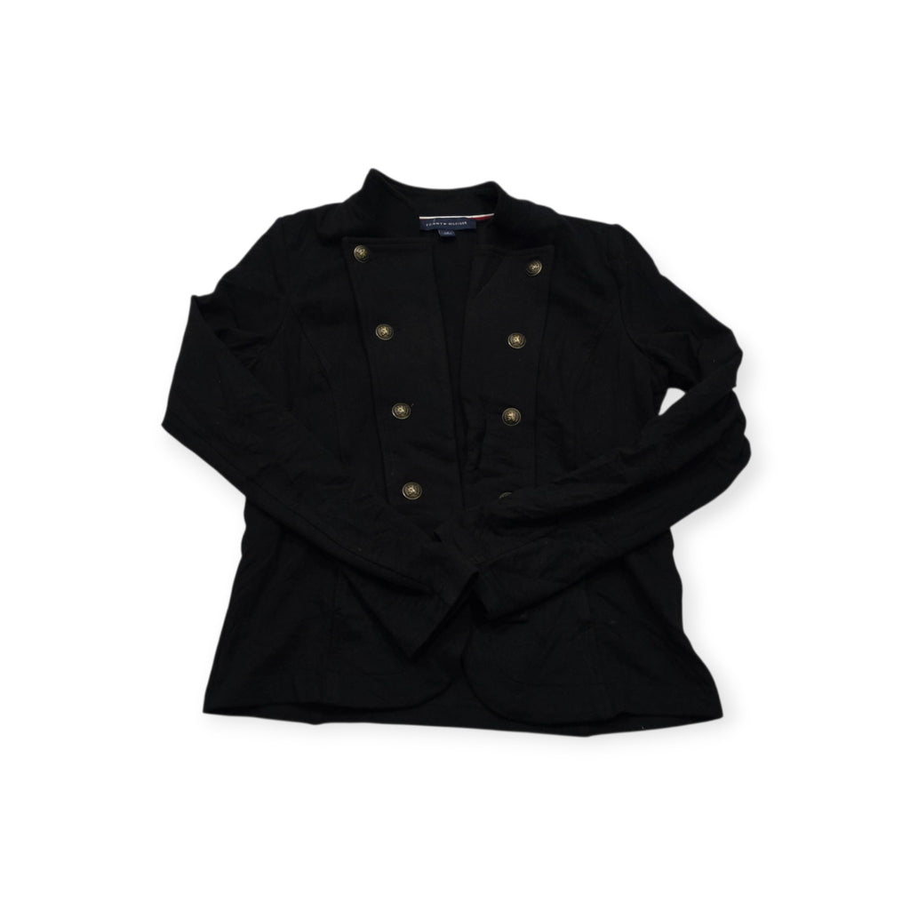 Blazer Tommy Hilfiger Chico S Color Negro De Mujer