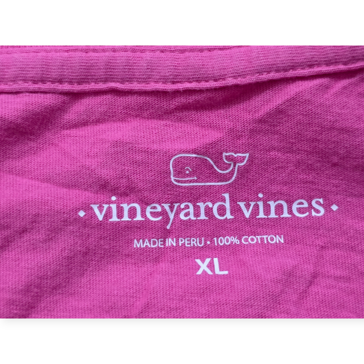 Playera Vineyard Vines Rosa De Mujer Xgrande Xl Manga Larga