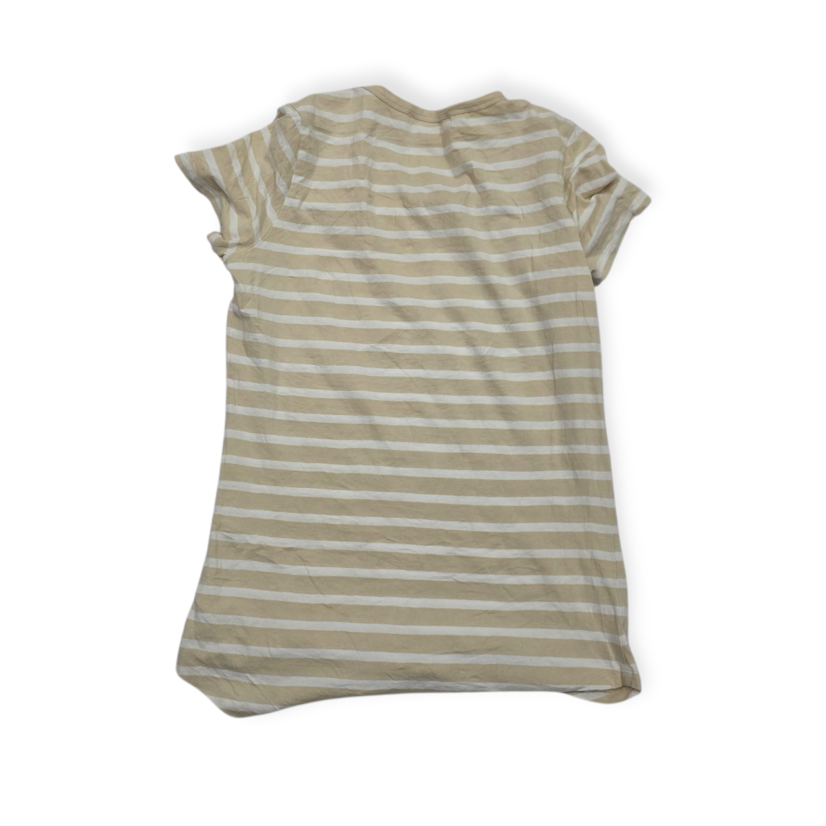 Playera Michael Kors Rayada Chico S Color Crema Manga Corta