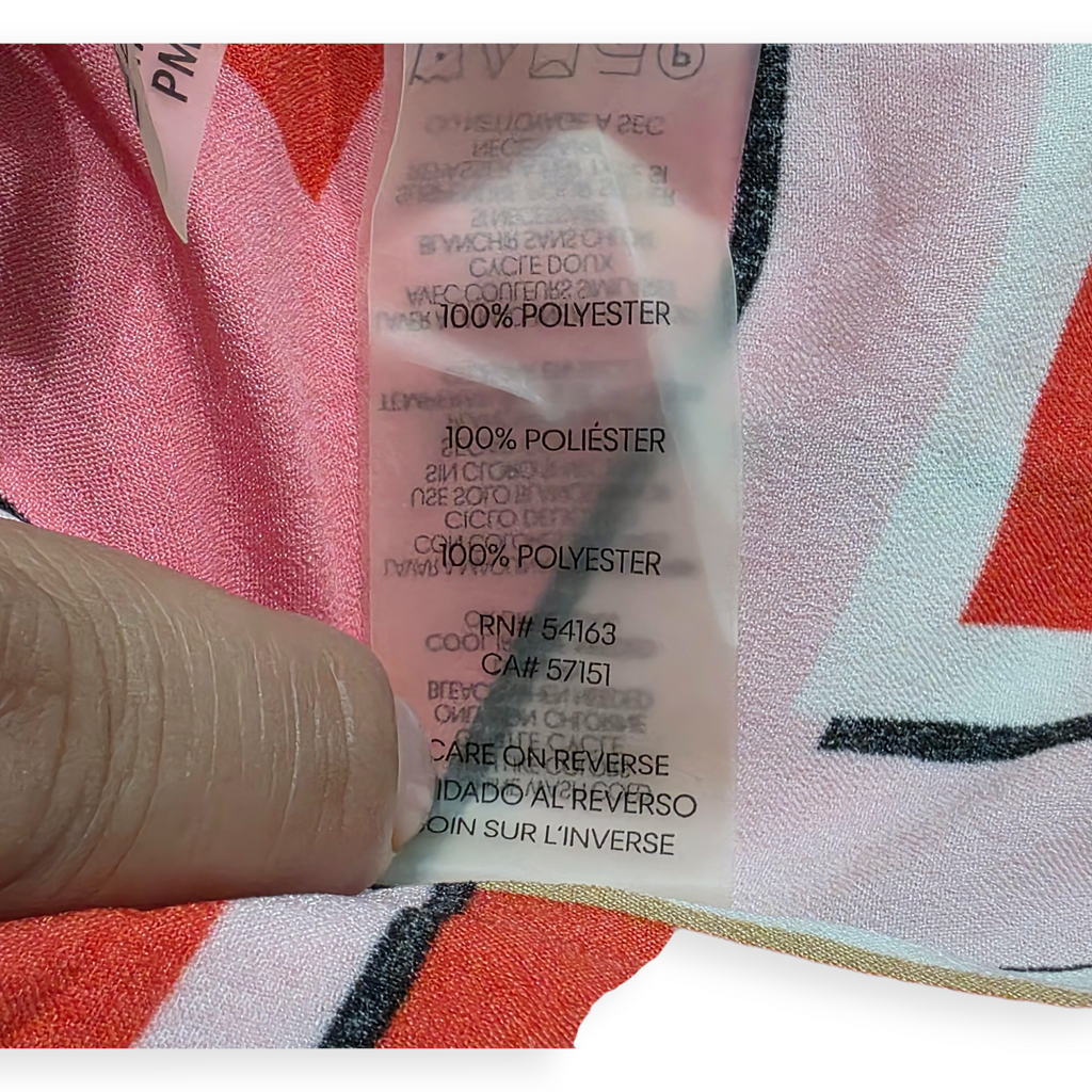 Blusa Karl Lagerfeld De Botones Xs Color Rosa Con Figuras