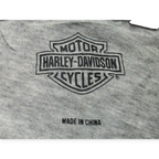 Playera Harley Davidson De Mujer Xchico Xs Gris Manga Corta