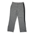 Pantalon Tommy Hilfiger De Vestir Gris Negro Cuadros Recto