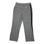 Pantalon Tommy Hilfiger De Vestir Gris Negro Cuadros Recto