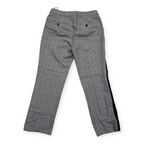 Pantalon Tommy Hilfiger De Vestir Gris Negro Cuadros Recto