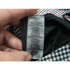 Pantalon Tommy Hilfiger De Vestir Gris Negro Cuadros Recto
