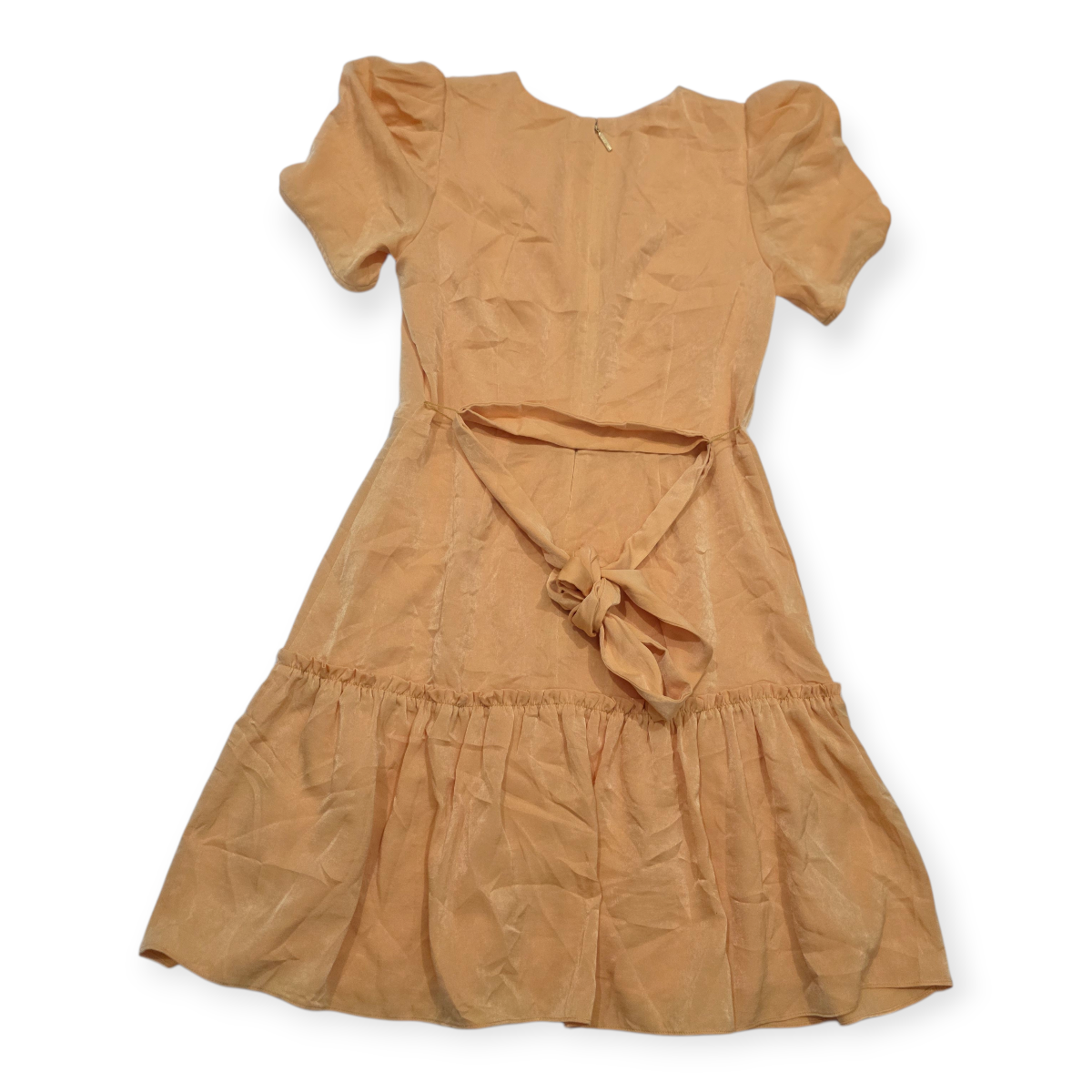Vestido Karl Lagerfeld Naranja Manga Corta Talla 4 Naranja