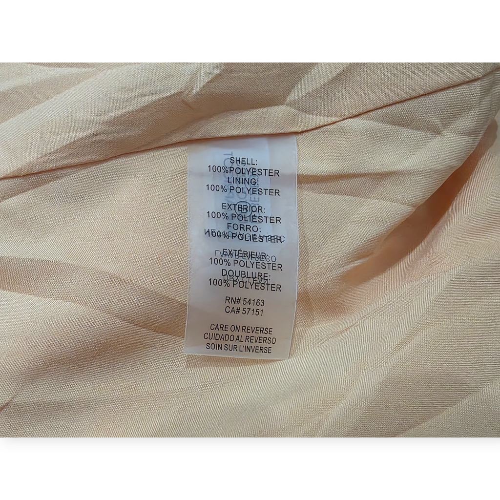 Vestido Karl Lagerfeld Naranja Manga Corta Talla 4 Naranja