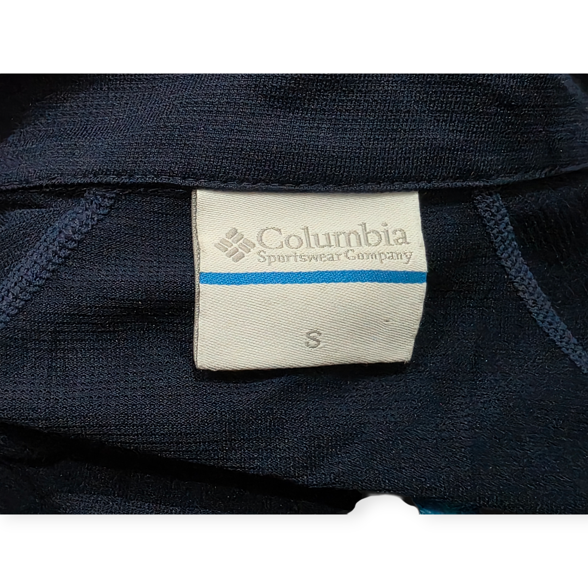 Playera Columbia Deportiva Negra Con Cierre Frontal Chico S