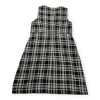 Vestido Tommyhilfiger Sin Mangas Cuadros Blanco Negrotalla8