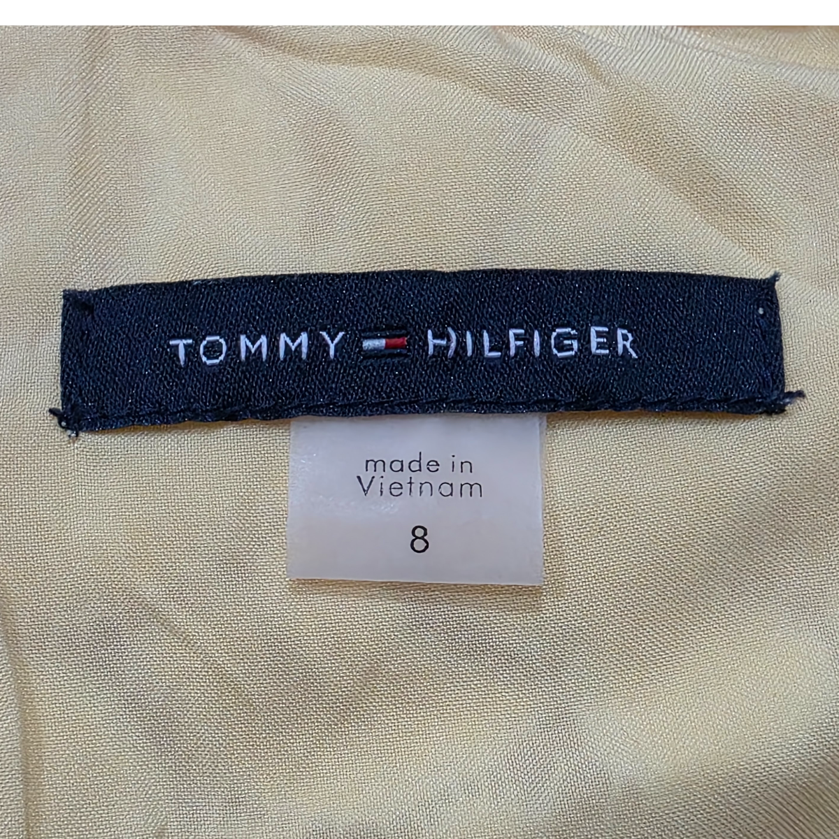 Vestido Michael Kors De Encaje Amarillo Manga Corta Talla Xl