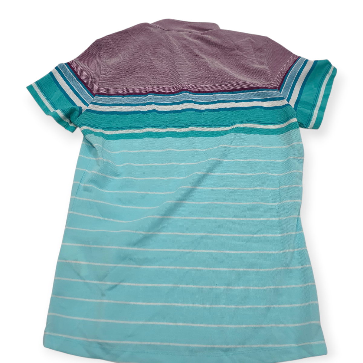 Playera Columbia Deportiva Mediana Azul Con Cierre Frontal