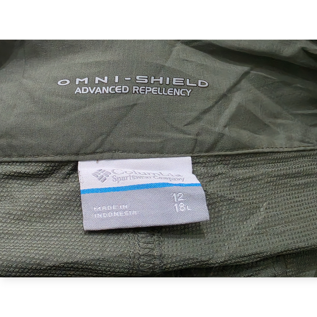 Pantalon Corto Columbia Advaced Repellency Talla 12 Verde