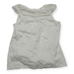 Blusa Ralph Lauren De Mujer Sin Mangas L Blanco Con Olanes
