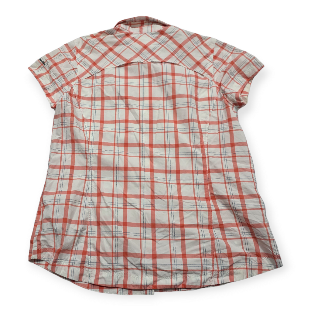Camisa Columbia Omnishade Sunprotection Mamga Corta Naranja