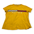 Playera Tommy Hilfiger Sport Amarillo Xl Manga Corta D Mujer