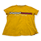 Playera Tommy Hilfiger Sport Amarillo Xl Manga Corta D Mujer
