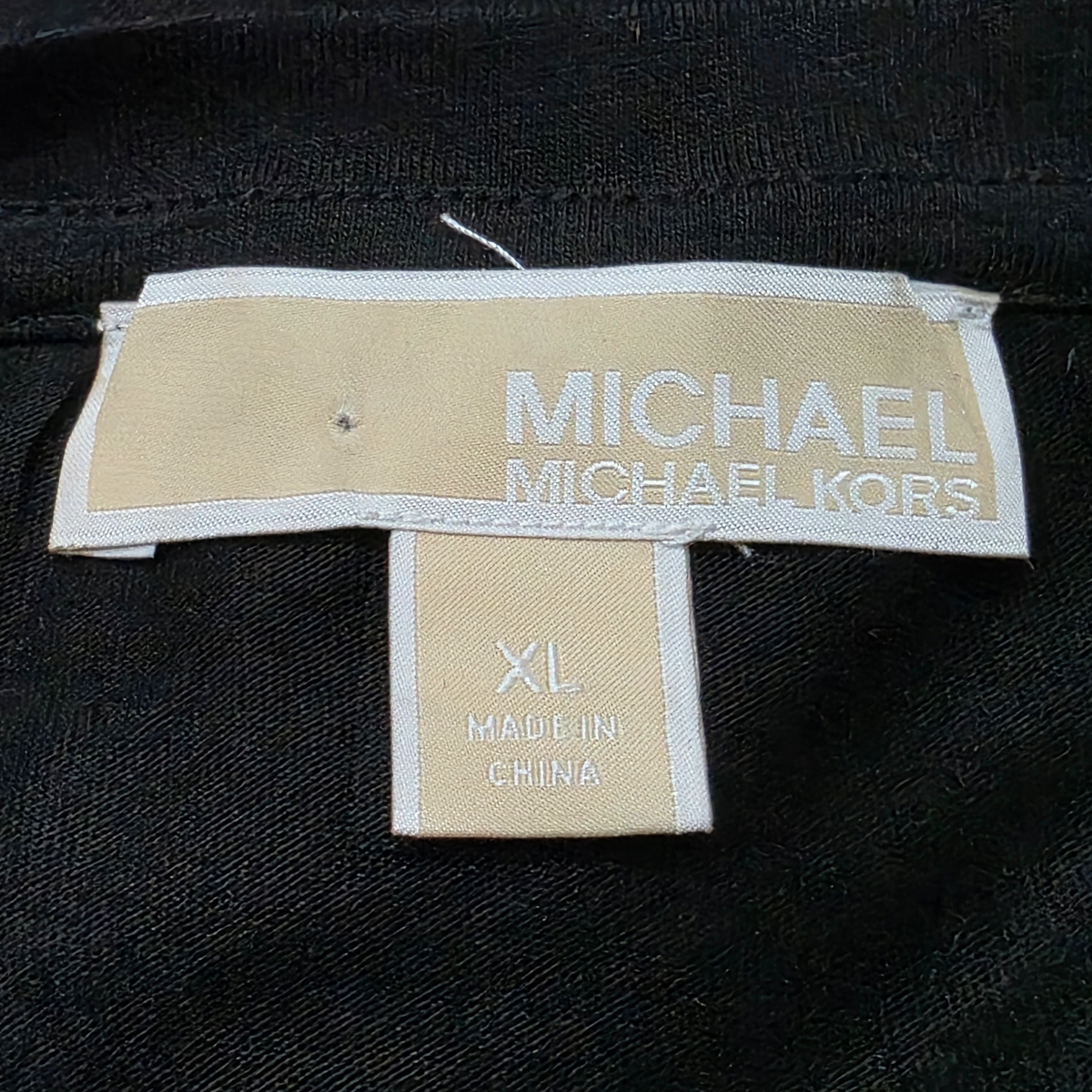 Blusa Michael Kors Xl Negro De Mujer Con Manga Corta Amplia
