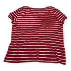 Playera Tommy Hilfiger Mujer Rosa Rayada Blanco Manga Corta