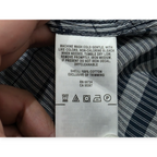 Camisa Columbia Pfg De Mujer 2x Gris Con Azul Con Lineas