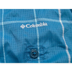 Camisa Columbia Omni Shade Sun Protection Azul A Cuadros