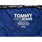 Playera Corta Tommy Hilfiger De Mujer Xxl Azul Con Rojo