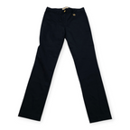 Pantalon Vestir Michael Kors Talla 2 Azul Marino Con Dorado