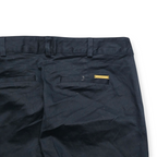 Pantalon Vestir Michael Kors Talla 2 Azul Marino Con Dorado