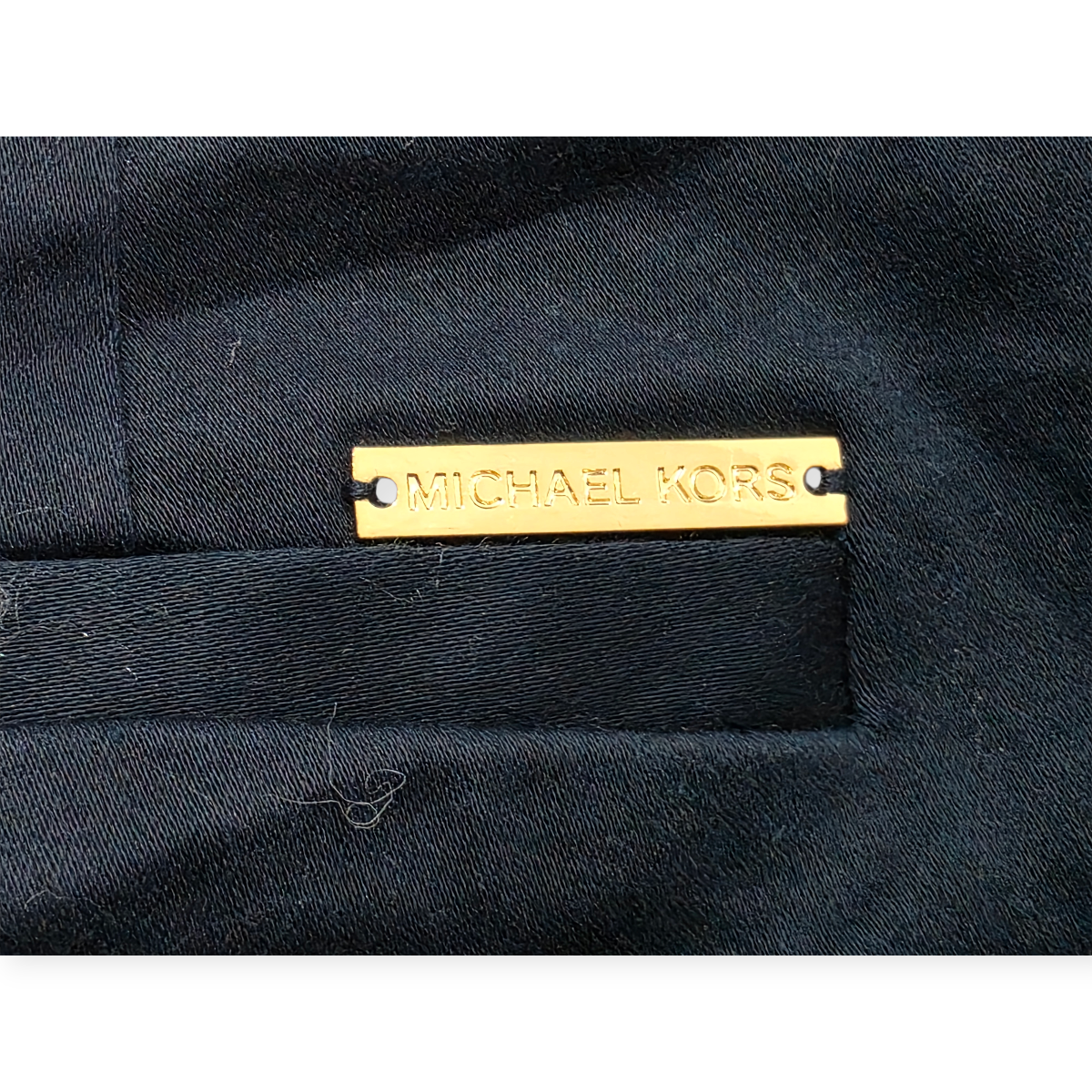 Pantalon Vestir Michael Kors Talla 2 Azul Marino Con Dorado