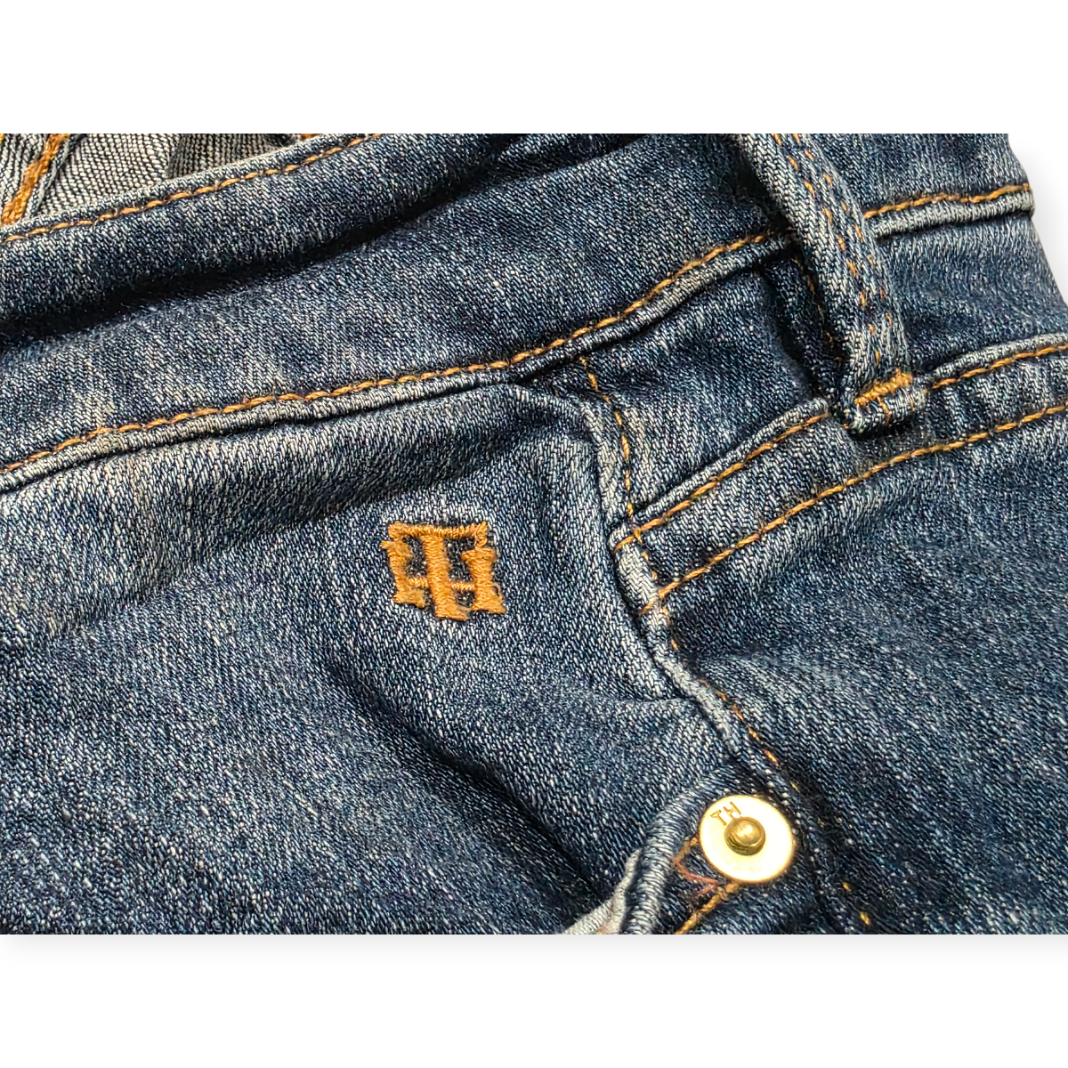 Pantalon De Mezclilla Tommy Hilfiger De Mujer Talla 6 Azul
