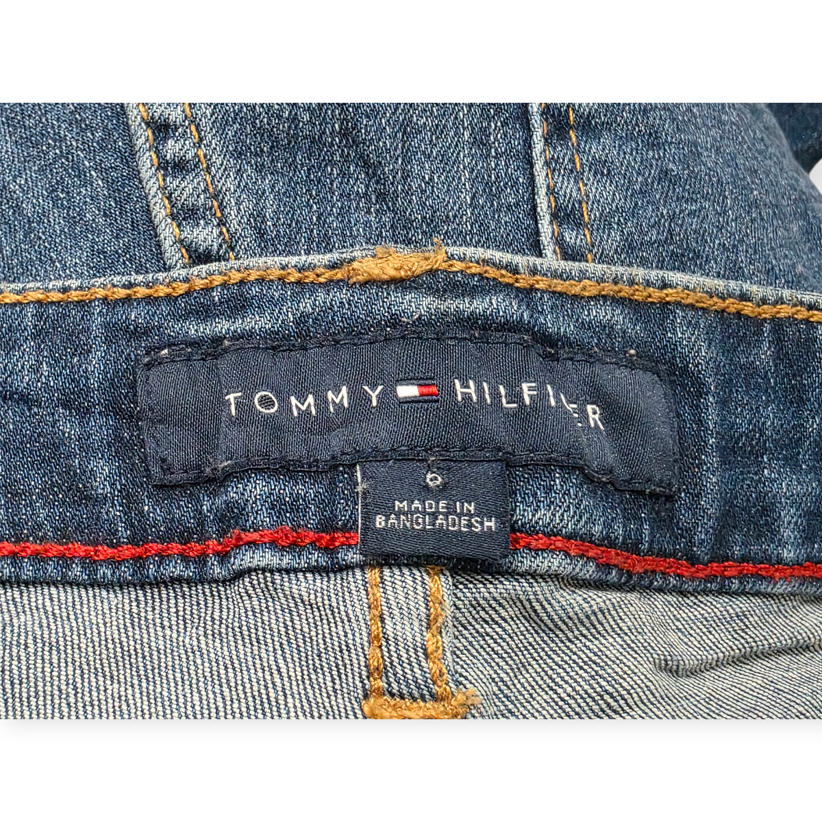 Pantalon De Mezclilla Tommy Hilfiger De Mujer Talla 6 Azul