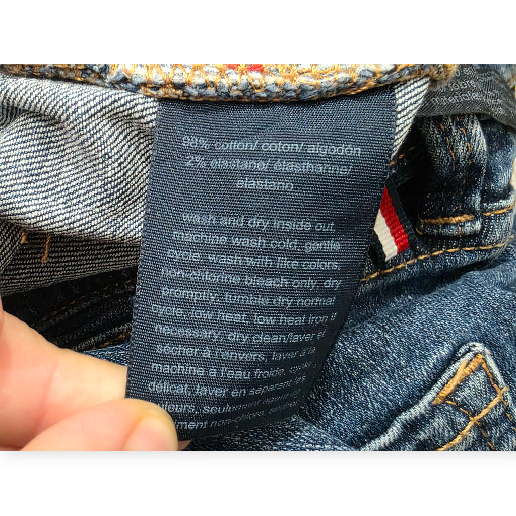 Pantalon De Mezclilla Tommy Hilfiger De Mujer Talla 6 Azul