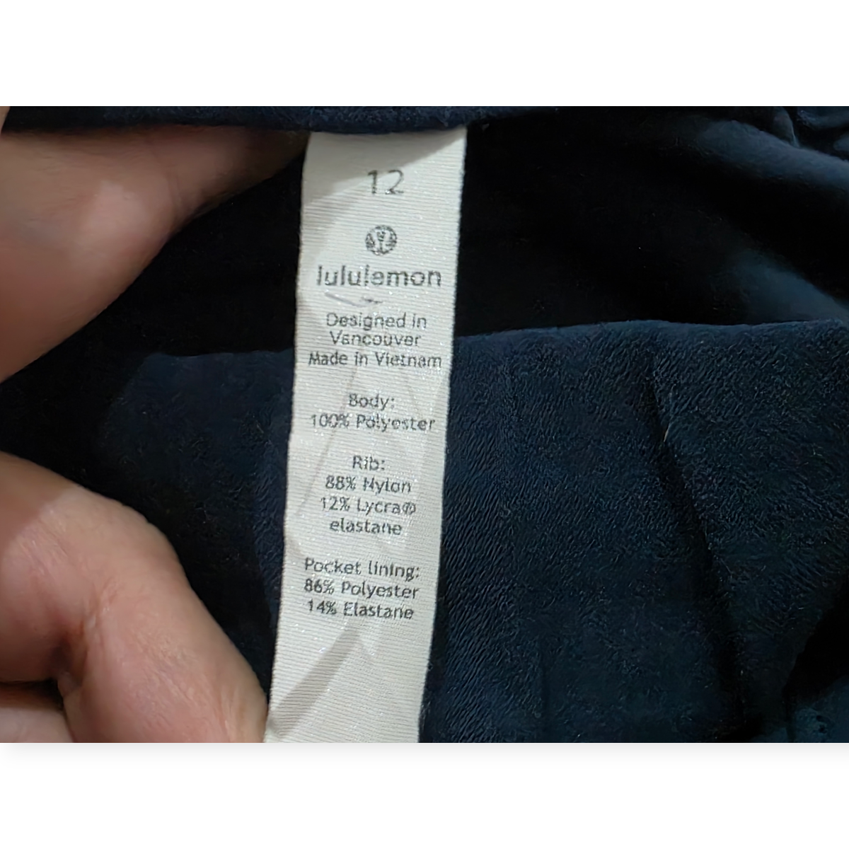 Pants Lululemon Talla 12 De Mujer Color Azul Profundo