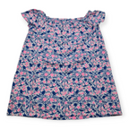 Blusa Vineyard Vines Grande L Azul Con Rosa Fosforescente