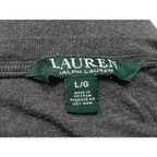 Playera Ralph Lauren Gris Oscuro De Mujer L Coderas Cafe