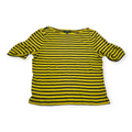 Playera Ralph Lauren Xgrande Xl Amarilla Con Lineas Azules