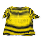 Playera Ralph Lauren Xgrande Xl Amarilla Con Lineas Azules