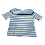 Playera Tommy Hilfiger Xgrande Azul Claro Rayada Manga Corta