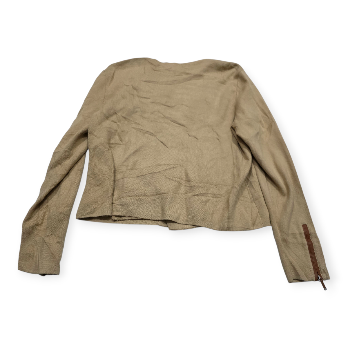 Chamarra Ligera Tipo Sueter Ralph Lauren Color Cafe De Mujer