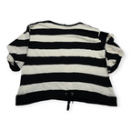 Blusa Ralph Lauren De Mujer 2x Negro/blanco Rayada