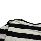 Blusa Ralph Lauren De Mujer 2x Negro/blanco Rayada