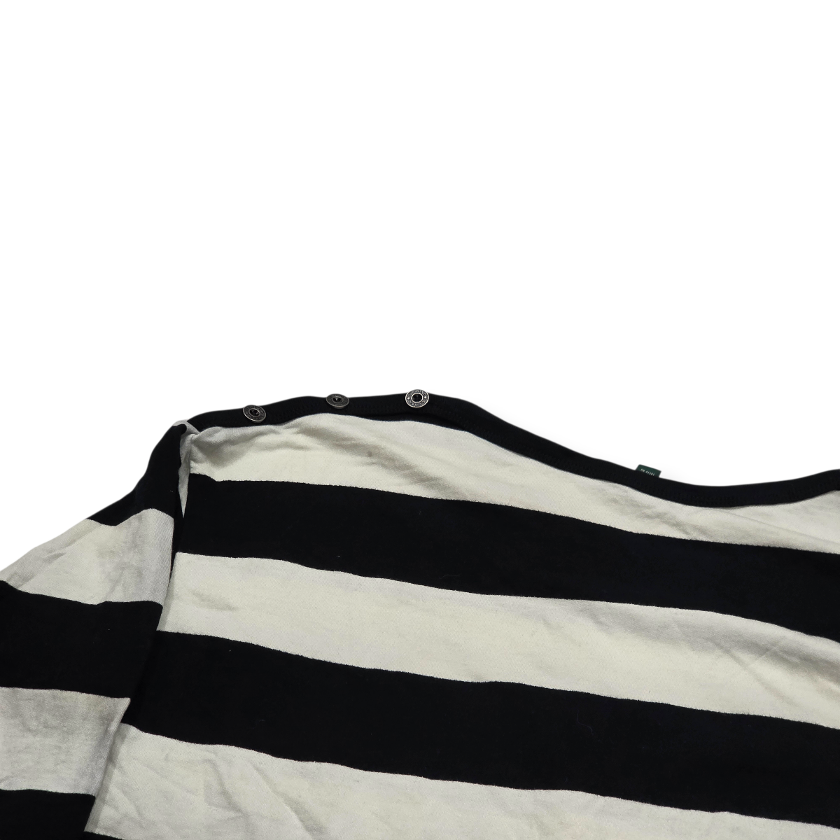 Blusa Ralph Lauren De Mujer 2x Negro/blanco Rayada