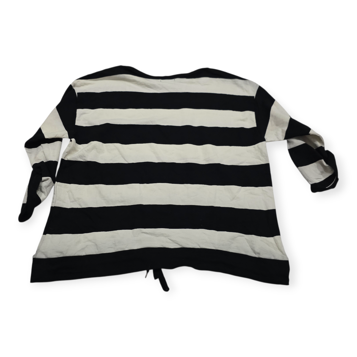 Blusa Ralph Lauren De Mujer 2x Negro/blanco Rayada