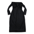 Vestido Lauren Ralph Lauren Negro Brillante Talla 10
