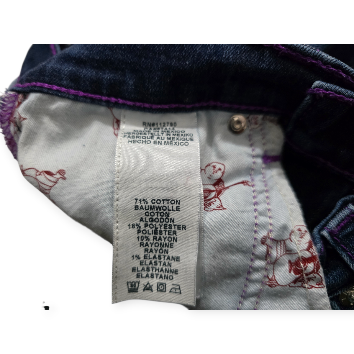 Pantalon True Religion Talla 25 Section Super Skinny
