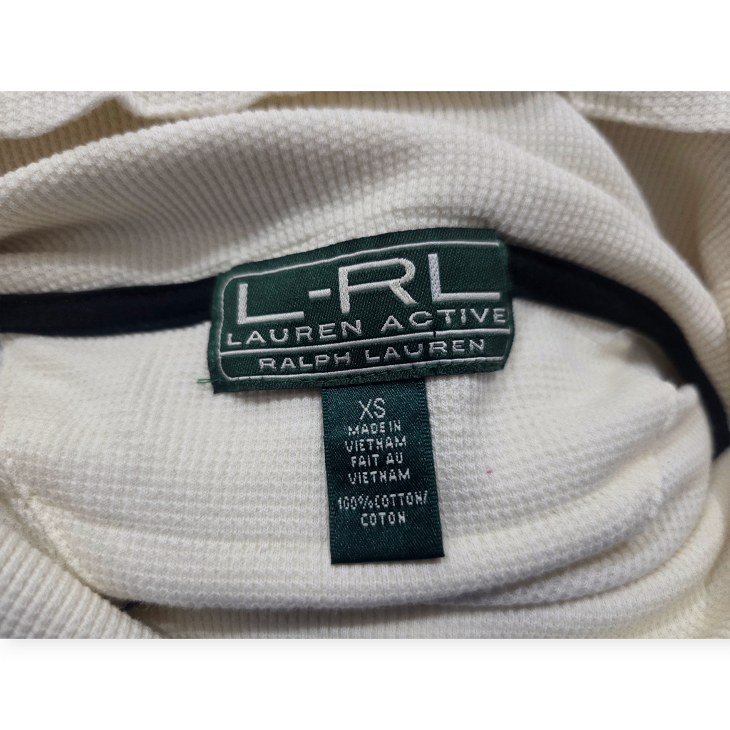 Sueter Ligero Ralph Lauren Xchico Xs Negro/crema
