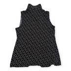 Blusa Tommy Hilfiger Sin Mangas Mediana M Negra Con Circulo