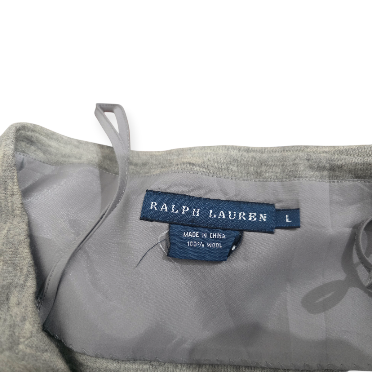 Falda Ralph Lauren De Lana De Mujer Color Gris Grande
